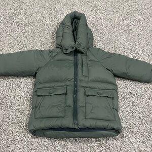Zara Baby Infant Green Puffer Jacket 12-18 Mo